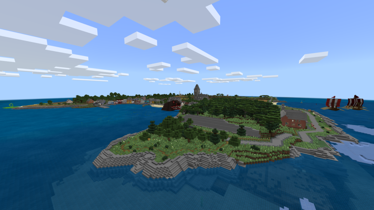 Screenshot: Cumbraecraft - Isle of Cumbrae in Minecraft